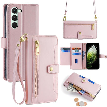 Sheep Texture Cross-body Zipper Wallet Leather Phone Case, For Tecno Pova Curve 2 5G, For Tecno Camon 50 Pro 4G, For Tecno Camon 50 4G, For Tecno Pova Slim 5G / Spark Slim 4G, For Tecno Pova 7 Pro, For Tecno Pova 7 5G, For Tecno Pop 10 4G              ...