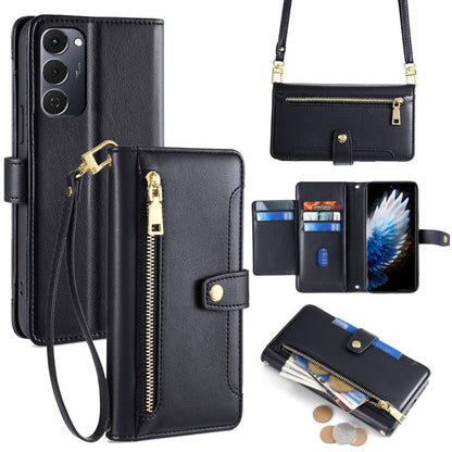 Sheep Texture Cross-body Zipper Wallet Leather Phone Case, For Tecno Pova Curve 2 5G, For Tecno Camon 50 Pro 4G, For Tecno Camon 50 4G, For Tecno Pova Slim 5G / Spark Slim 4G, For Tecno Pova 7 Pro, For Tecno Pova 7 5G, For Tecno Pop 10 4G              ...