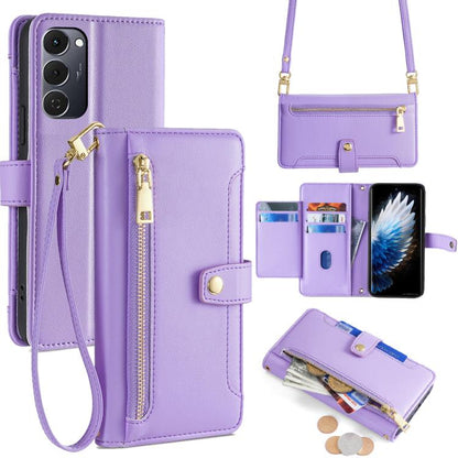 Sheep Texture Cross-body Zipper Wallet Leather Phone Case, For Tecno Pova Curve 2 5G, For Tecno Camon 50 Pro 4G, For Tecno Camon 50 4G, For Tecno Pova Slim 5G / Spark Slim 4G, For Tecno Pova 7 Pro, For Tecno Pova 7 5G, For Tecno Pop 10 4G              ...