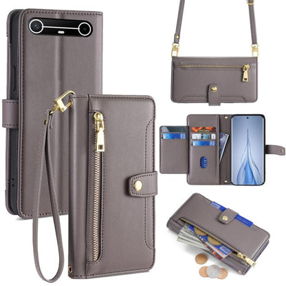Sheep Texture Cross-body Zipper Wallet Leather Phone Case, For Tecno Pova Curve 2 5G, For Tecno Camon 50 Pro 4G, For Tecno Camon 50 4G, For Tecno Pova Slim 5G / Spark Slim 4G, For Tecno Pova 7 Pro, For Tecno Pova 7 5G, For Tecno Pop 10 4G              ...