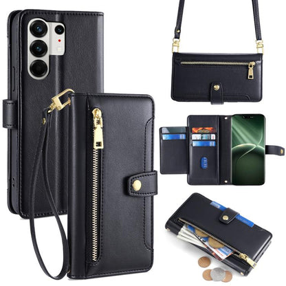 Sheep Texture Cross-body Zipper Wallet Leather Phone Case, For Tecno Pova Curve 2 5G, For Tecno Camon 50 Pro 4G, For Tecno Camon 50 4G, For Tecno Pova Slim 5G / Spark Slim 4G, For Tecno Pova 7 Pro, For Tecno Pova 7 5G, For Tecno Pop 10 4G              ...