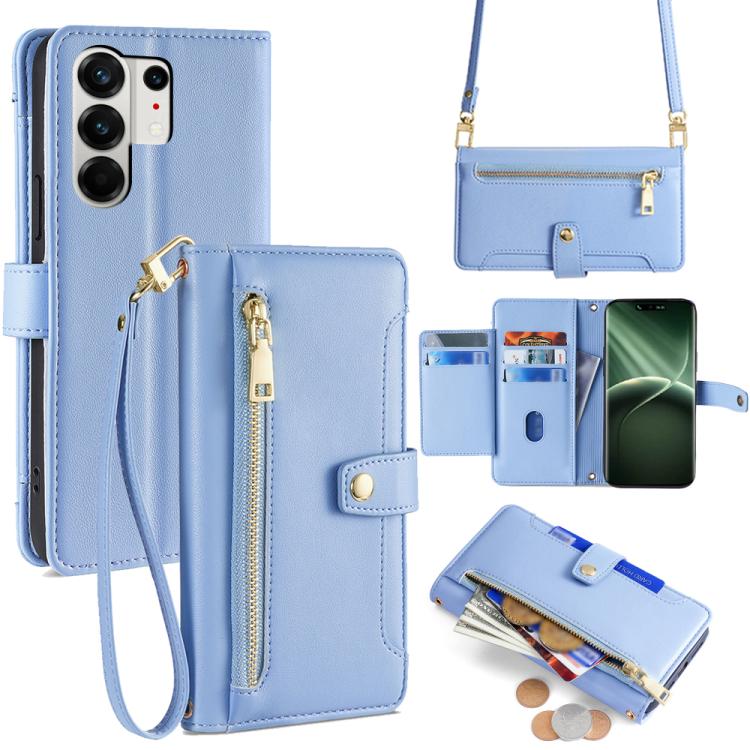 Sheep Texture Cross-body Zipper Wallet Leather Phone Case, For Tecno Pova Curve 2 5G, For Tecno Camon 50 Pro 4G, For Tecno Camon 50 4G, For Tecno Pova Slim 5G / Spark Slim 4G, For Tecno Pova 7 Pro, For Tecno Pova 7 5G, For Tecno Pop 10 4G              ...
