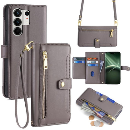 Sheep Texture Cross-body Zipper Wallet Leather Phone Case, For Tecno Pova Curve 2 5G, For Tecno Camon 50 Pro 4G, For Tecno Camon 50 4G, For Tecno Pova Slim 5G / Spark Slim 4G, For Tecno Pova 7 Pro, For Tecno Pova 7 5G, For Tecno Pop 10 4G              ...