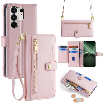 Sheep Texture Cross-body Zipper Wallet Leather Phone Case, For Tecno Pova Curve 2 5G, For Tecno Camon 50 Pro 4G, For Tecno Camon 50 4G, For Tecno Pova Slim 5G / Spark Slim 4G, For Tecno Pova 7 Pro, For Tecno Pova 7 5G, For Tecno Pop 10 4G              ...