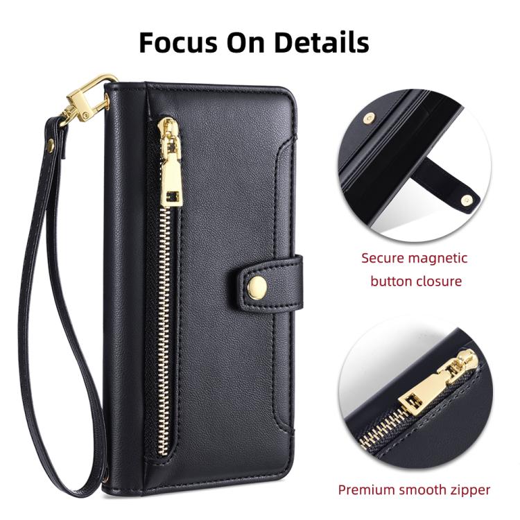 Sheep Texture Cross-body Zipper Wallet Leather Phone Case, For Tecno Pova Curve 2 5G, For Tecno Camon 50 Pro 4G, For Tecno Camon 50 4G, For Tecno Pova Slim 5G / Spark Slim 4G, For Tecno Pova 7 Pro, For Tecno Pova 7 5G, For Tecno Pop 10 4G              ...