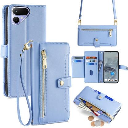 Sheep Texture Cross-body Zipper Wallet Leather Phone Case, For Tecno Pova Curve 2 5G, For Tecno Camon 50 Pro 4G, For Tecno Camon 50 4G, For Tecno Pova Slim 5G / Spark Slim 4G, For Tecno Pova 7 Pro, For Tecno Pova 7 5G, For Tecno Pop 10 4G              ...