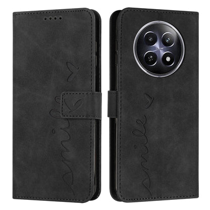 Skin Feel Heart Embossed Leather Phone Case with Long Lanyard, For Realme 16T 5G, For Realme C100/C100i/C100x 4G, For Realme P4 Power 5G, For Realme 16 5G, For Realme 16 Pro+ 5G, For Realme 16 Pro 5G, For Realme C85 5G / 15x 5G India                   ...