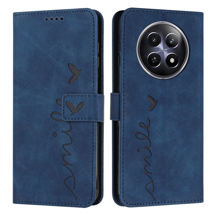 Skin Feel Heart Embossed Leather Phone Case with Long Lanyard, For Realme 16T 5G, For Realme C100/C100i/C100x 4G, For Realme P4 Power 5G, For Realme 16 5G, For Realme 16 Pro+ 5G, For Realme 16 Pro 5G, For Realme C85 5G / 15x 5G India                   ...