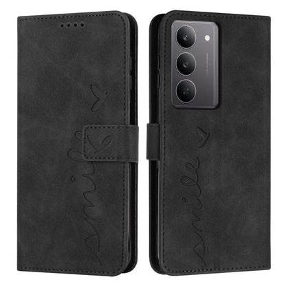 Skin Feel Heart Embossed Leather Phone Case with Long Lanyard, For Realme 16T 5G, For Realme C100/C100i/C100x 4G, For Realme P4 Power 5G, For Realme 16 5G, For Realme 16 Pro+ 5G, For Realme 16 Pro 5G, For Realme C85 5G / 15x 5G India                   ...