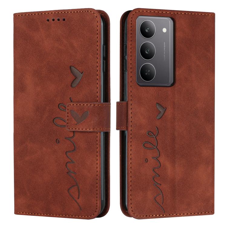 Skin Feel Heart Embossed Leather Phone Case with Long Lanyard, For Realme 16T 5G, For Realme C100/C100i/C100x 4G, For Realme P4 Power 5G, For Realme 16 5G, For Realme 16 Pro+ 5G, For Realme 16 Pro 5G, For Realme C85 5G / 15x 5G India                   ...