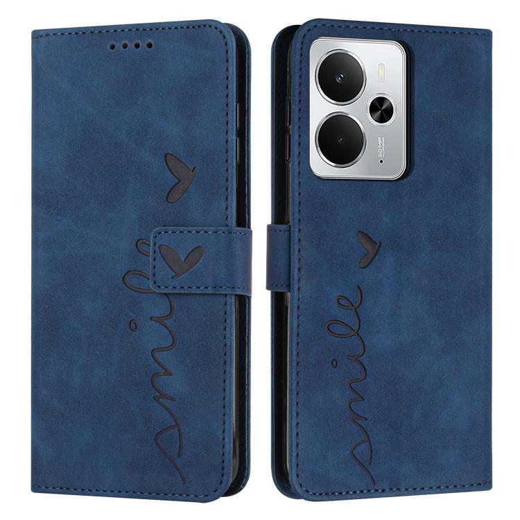 Skin Feel Heart Embossed Leather Phone Case with Long Lanyard, For Realme 16T 5G, For Realme C100/C100i/C100x 4G, For Realme P4 Power 5G, For Realme 16 5G, For Realme 16 Pro+ 5G, For Realme 16 Pro 5G, For Realme C85 5G / 15x 5G India                   ...
