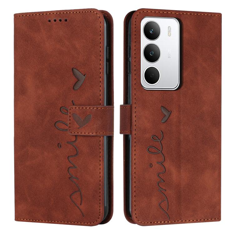 Skin Feel Heart Embossed Leather Phone Case with Long Lanyard, For Realme 16T 5G, For Realme C100/C100i/C100x 4G, For Realme P4 Power 5G, For Realme 16 5G, For Realme 16 Pro+ 5G, For Realme 16 Pro 5G, For Realme C85 5G / 15x 5G India                   ...