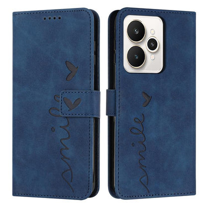 Skin Feel Heart Embossed Leather Phone Case with Long Lanyard, For Realme 16T 5G, For Realme C100/C100i/C100x 4G, For Realme P4 Power 5G, For Realme 16 5G, For Realme 16 Pro+ 5G, For Realme 16 Pro 5G, For Realme C85 5G / 15x 5G India                   ...