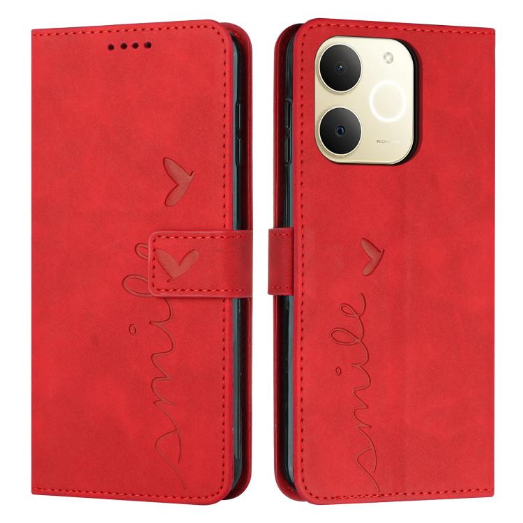 Skin Feel Heart Embossed Leather Phone Case with Long Lanyard, For Realme 16T 5G, For Realme C100/C100i/C100x 4G, For Realme P4 Power 5G, For Realme 16 5G, For Realme 16 Pro+ 5G, For Realme 16 Pro 5G, For Realme C85 5G / 15x 5G India                   ...