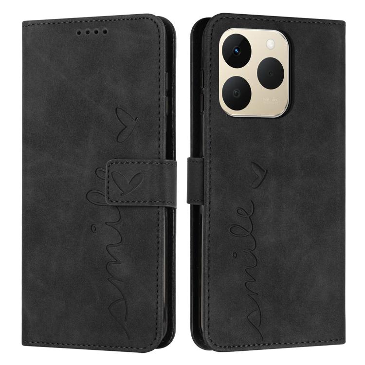 Skin Feel Heart Embossed Leather Phone Case with Long Lanyard, For Realme 16T 5G, For Realme C100/C100i/C100x 4G, For Realme P4 Power 5G, For Realme 16 5G, For Realme 16 Pro+ 5G, For Realme 16 Pro 5G, For Realme C85 5G / 15x 5G India                   ...