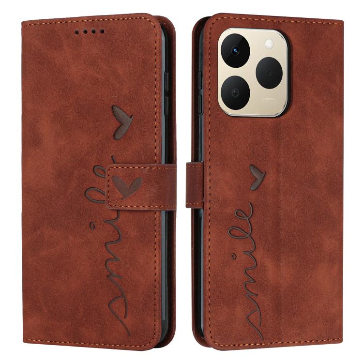 Skin Feel Heart Embossed Leather Phone Case with Long Lanyard, For Realme 16T 5G, For Realme C100/C100i/C100x 4G, For Realme P4 Power 5G, For Realme 16 5G, For Realme 16 Pro+ 5G, For Realme 16 Pro 5G, For Realme C85 5G / 15x 5G India                   ...