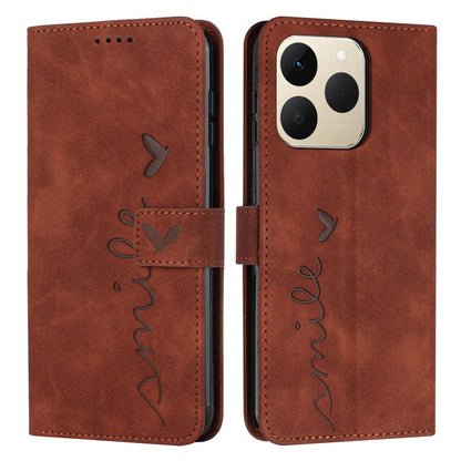 Skin Feel Heart Embossed Leather Phone Case with Long Lanyard, For Realme 16T 5G, For Realme C100/C100i/C100x 4G, For Realme P4 Power 5G, For Realme 16 5G, For Realme 16 Pro+ 5G, For Realme 16 Pro 5G, For Realme C85 5G / 15x 5G India                   ...