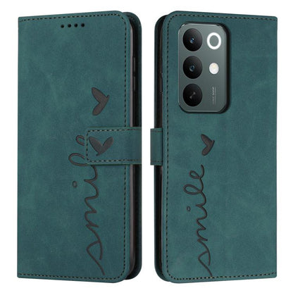 Skin Feel Heart Embossed Leather Phone Case with Long Lanyard, For Realme 16T 5G, For Realme C100/C100i/C100x 4G, For Realme P4 Power 5G, For Realme 16 5G, For Realme 16 Pro+ 5G, For Realme 16 Pro 5G, For Realme C85 5G / 15x 5G India                   ...