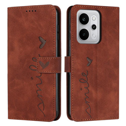 Skin Feel Heart Embossed Leather Phone Case with Long Lanyard, For Realme 16T 5G, For Realme C100/C100i/C100x 4G, For Realme P4 Power 5G, For Realme 16 5G, For Realme 16 Pro+ 5G, For Realme 16 Pro 5G, For Realme C85 5G / 15x 5G India                   ...