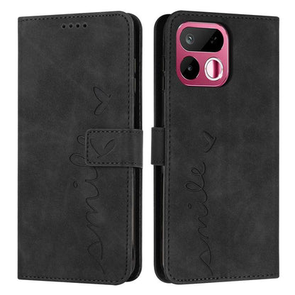 Skin Feel Heart Embossed Leather Phone Case with Long Lanyard, For Realme 16T 5G, For Realme C100/C100i/C100x 4G, For Realme P4 Power 5G, For Realme 16 5G, For Realme 16 Pro+ 5G, For Realme 16 Pro 5G, For Realme C85 5G / 15x 5G India                   ...