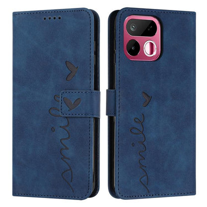 Skin Feel Heart Embossed Leather Phone Case with Long Lanyard, For Realme 16T 5G, For Realme C100/C100i/C100x 4G, For Realme P4 Power 5G, For Realme 16 5G, For Realme 16 Pro+ 5G, For Realme 16 Pro 5G, For Realme C85 5G / 15x 5G India                   ...