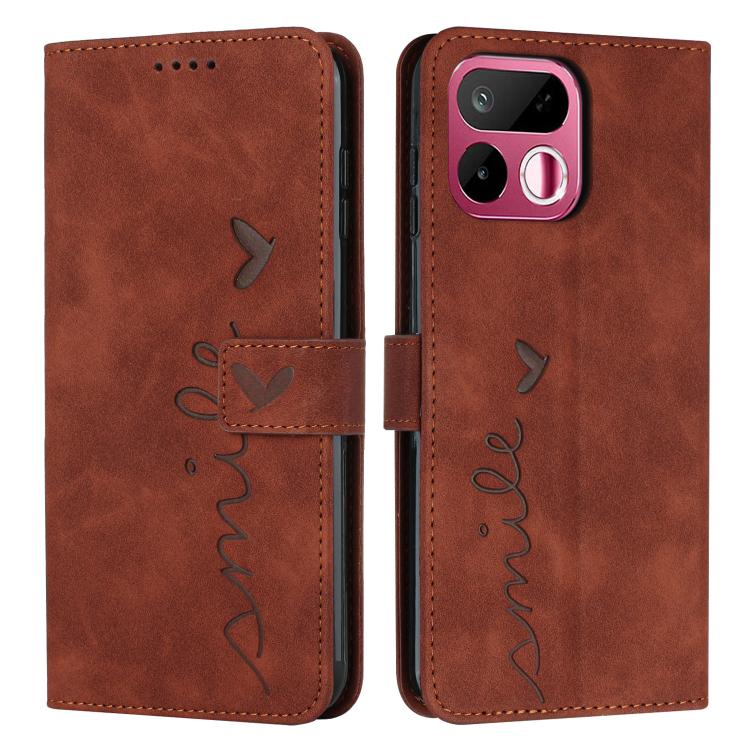 Skin Feel Heart Embossed Leather Phone Case with Long Lanyard, For Realme 16T 5G, For Realme C100/C100i/C100x 4G, For Realme P4 Power 5G, For Realme 16 5G, For Realme 16 Pro+ 5G, For Realme 16 Pro 5G, For Realme C85 5G / 15x 5G India                   ...