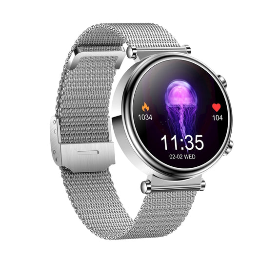 Montre Connectée T86 Santé Femme 1,27 pouces, Appel BT / Cycle Physiologique / Fréquence Cardiaque / Tension Artérielle / Glycémie / SOS