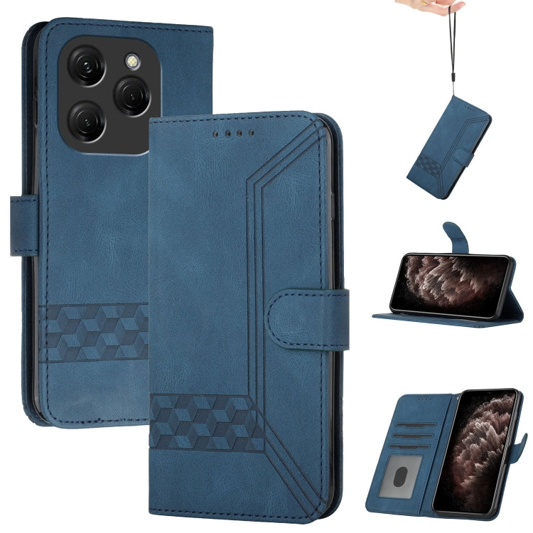 Cubic Skin Feel Flip Leather Phone Case, For Tecno Pova Curve 2 5G, For Tecno Spark Go 3 / Pop 20 4G, For Tecno Spark 50 4G, For Tecno Camon 50 Pro 4G, For Tecno Camon 50 4G, For Tecno Spark Slim, For Tecno Spark 40 4G, For Tecno Pova Curve            ...