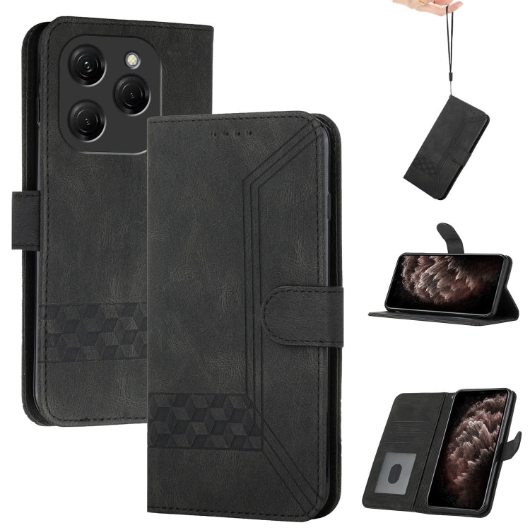 Cubic Skin Feel Flip Leather Phone Case, For Tecno Pova Curve 2 5G, For Tecno Spark Go 3 / Pop 20 4G, For Tecno Spark 50 4G, For Tecno Camon 50 Pro 4G, For Tecno Camon 50 4G, For Tecno Spark Slim, For Tecno Spark 40 4G, For Tecno Pova Curve            ...