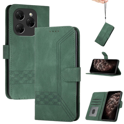 Cubic Skin Feel Flip Leather Phone Case, For Tecno Pova Curve 2 5G, For Tecno Spark Go 3 / Pop 20 4G, For Tecno Spark 50 4G, For Tecno Camon 50 Pro 4G, For Tecno Camon 50 4G, For Tecno Spark Slim, For Tecno Spark 40 4G, For Tecno Pova Curve            ...