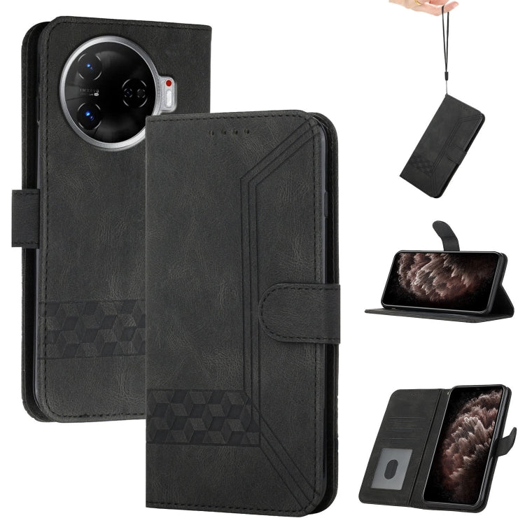 Cubic Skin Feel Flip Leather Phone Case, For Tecno Pova Curve 2 5G, For Tecno Spark Go 3 / Pop 20 4G, For Tecno Spark 50 4G, For Tecno Camon 50 Pro 4G, For Tecno Camon 50 4G, For Tecno Spark Slim, For Tecno Spark 40 4G, For Tecno Pova Curve            ...