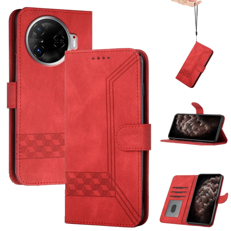 Cubic Skin Feel Flip Leather Phone Case, For Tecno Pova Curve 2 5G, For Tecno Spark Go 3 / Pop 20 4G, For Tecno Spark 50 4G, For Tecno Camon 50 Pro 4G, For Tecno Camon 50 4G, For Tecno Spark Slim, For Tecno Spark 40 4G, For Tecno Pova Curve            ...