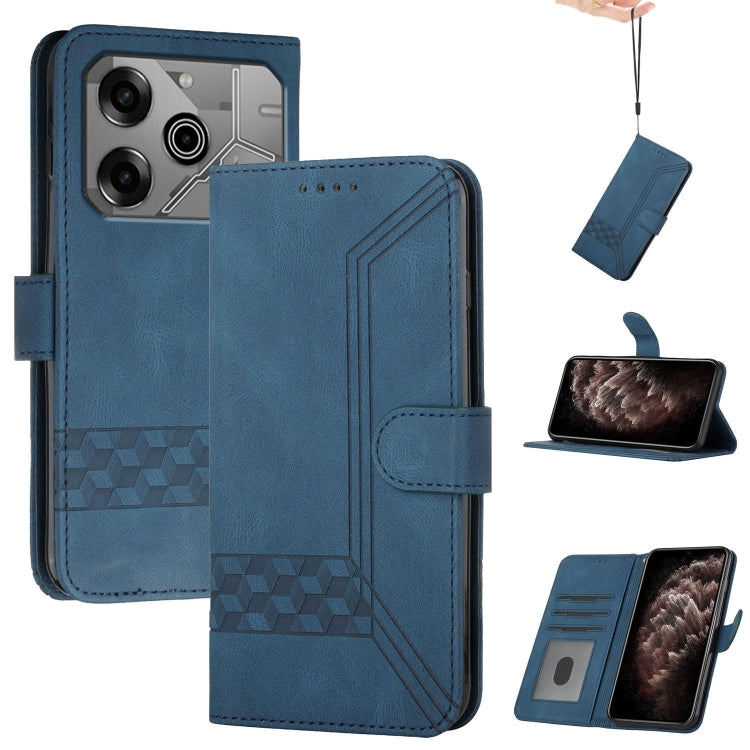 Cubic Skin Feel Flip Leather Phone Case, For Tecno Pova Curve 2 5G, For Tecno Spark Go 3 / Pop 20 4G, For Tecno Spark 50 4G, For Tecno Camon 50 Pro 4G, For Tecno Camon 50 4G, For Tecno Spark Slim, For Tecno Spark 40 4G, For Tecno Pova Curve            ...