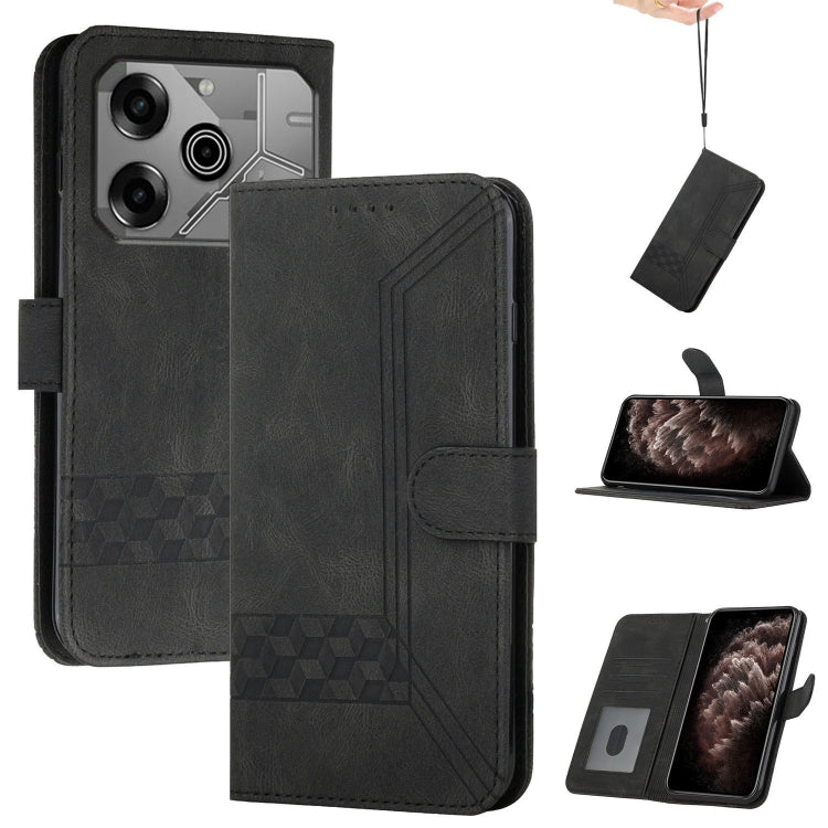 Cubic Skin Feel Flip Leather Phone Case, For Tecno Pova Curve 2 5G, For Tecno Spark Go 3 / Pop 20 4G, For Tecno Spark 50 4G, For Tecno Camon 50 Pro 4G, For Tecno Camon 50 4G, For Tecno Spark Slim, For Tecno Spark 40 4G, For Tecno Pova Curve            ...
