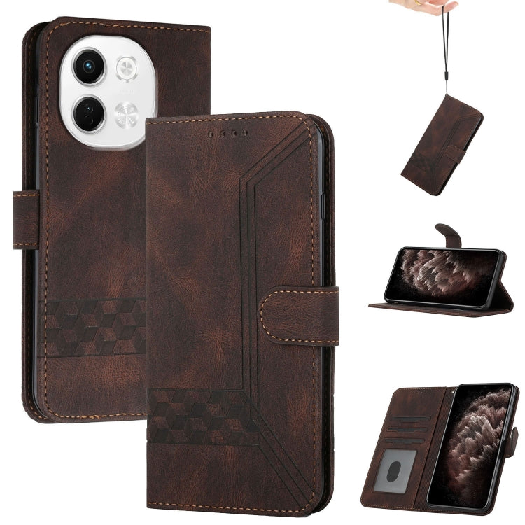 Cubic Skin Feel Flip Leather Phone Case, For Tecno Pova Curve 2 5G, For Tecno Spark Go 3 / Pop 20 4G, For Tecno Spark 50 4G, For Tecno Camon 50 Pro 4G, For Tecno Camon 50 4G, For Tecno Spark Slim, For Tecno Spark 40 4G, For Tecno Pova Curve            ...