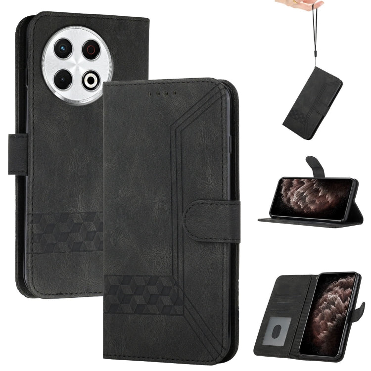 Cubic Skin Feel Flip Leather Phone Case, For Tecno Pova Curve 2 5G, For Tecno Spark Go 3 / Pop 20 4G, For Tecno Spark 50 4G, For Tecno Camon 50 Pro 4G, For Tecno Camon 50 4G, For Tecno Spark Slim, For Tecno Spark 40 4G, For Tecno Pova Curve            ...