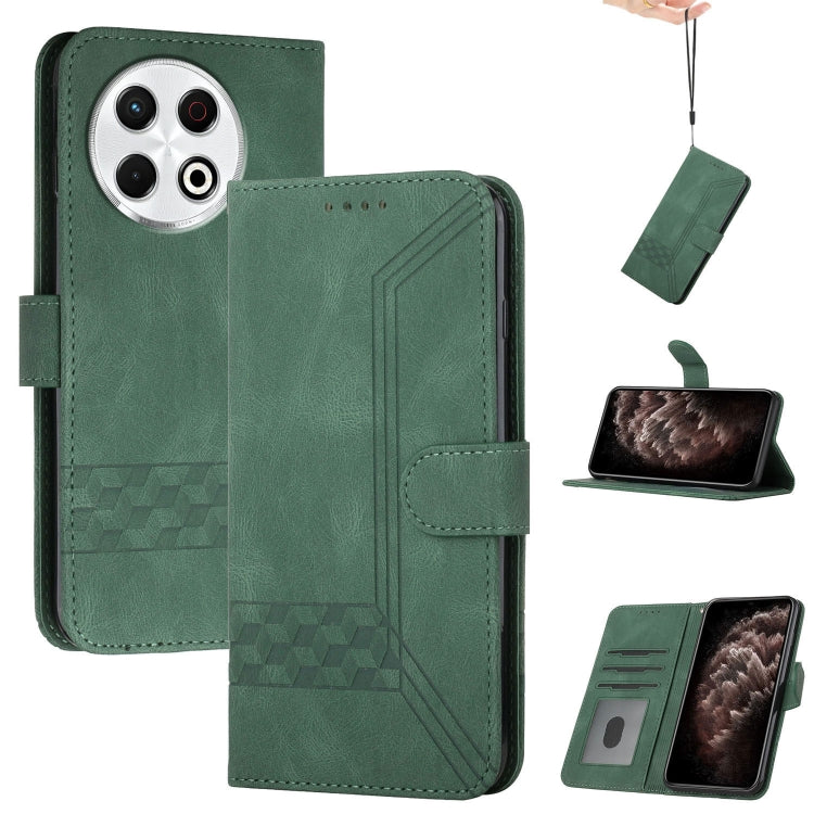 Cubic Skin Feel Flip Leather Phone Case, For Tecno Pova Curve 2 5G, For Tecno Spark Go 3 / Pop 20 4G, For Tecno Spark 50 4G, For Tecno Camon 50 Pro 4G, For Tecno Camon 50 4G, For Tecno Spark Slim, For Tecno Spark 40 4G, For Tecno Pova Curve            ...