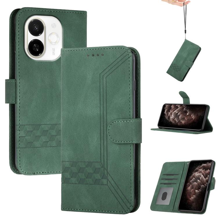 Cubic Skin Feel Flip Leather Phone Case, For Tecno Pova Curve 2 5G, For Tecno Spark Go 3 / Pop 20 4G, For Tecno Spark 50 4G, For Tecno Camon 50 Pro 4G, For Tecno Camon 50 4G, For Tecno Spark Slim, For Tecno Spark 40 4G, For Tecno Pova Curve            ...