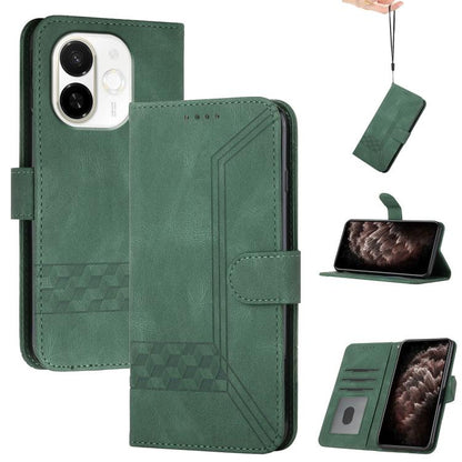 Cubic Skin Feel Flip Leather Phone Case, For Tecno Pova Curve 2 5G, For Tecno Spark Go 3 / Pop 20 4G, For Tecno Spark 50 4G, For Tecno Camon 50 Pro 4G, For Tecno Camon 50 4G, For Tecno Spark Slim, For Tecno Spark 40 4G, For Tecno Pova Curve            ...