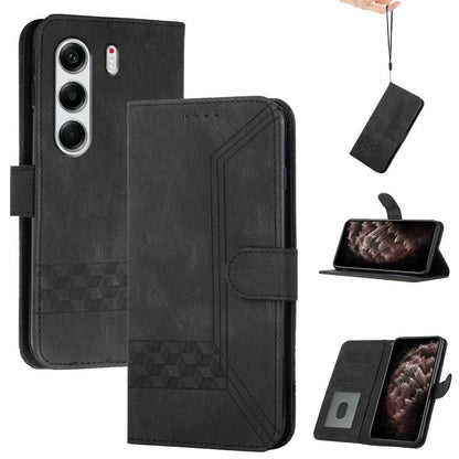 Cubic Skin Feel Flip Leather Phone Case, For Tecno Pova Curve 2 5G, For Tecno Spark Go 3 / Pop 20 4G, For Tecno Spark 50 4G, For Tecno Camon 50 Pro 4G, For Tecno Camon 50 4G, For Tecno Spark Slim, For Tecno Spark 40 4G, For Tecno Pova Curve            ...