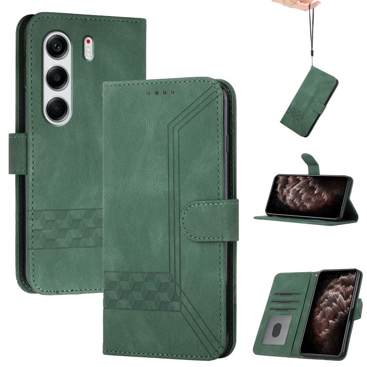 Cubic Skin Feel Flip Leather Phone Case, For Tecno Pova Curve 2 5G, For Tecno Spark Go 3 / Pop 20 4G, For Tecno Spark 50 4G, For Tecno Camon 50 Pro 4G, For Tecno Camon 50 4G, For Tecno Spark Slim, For Tecno Spark 40 4G, For Tecno Pova Curve            ...