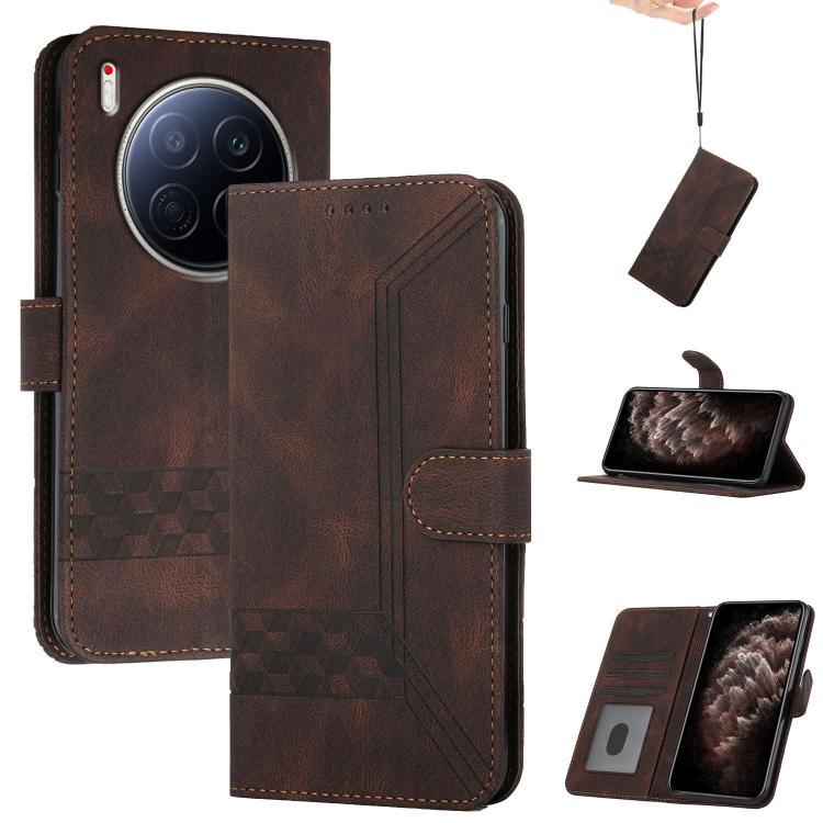 Cubic Skin Feel Flip Leather Phone Case, For Tecno Pova Curve 2 5G, For Tecno Spark Go 3 / Pop 20 4G, For Tecno Spark 50 4G, For Tecno Camon 50 Pro 4G, For Tecno Camon 50 4G, For Tecno Spark Slim, For Tecno Spark 40 4G, For Tecno Pova Curve            ...