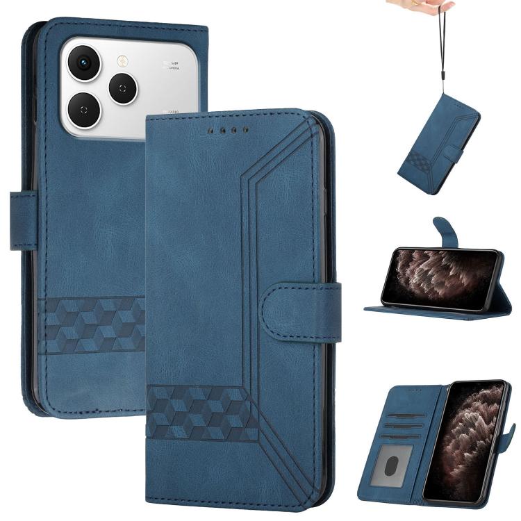 Cubic Skin Feel Flip Leather Phone Case, For Tecno Pova Curve 2 5G, For Tecno Spark Go 3 / Pop 20 4G, For Tecno Spark 50 4G, For Tecno Camon 50 Pro 4G, For Tecno Camon 50 4G, For Tecno Spark Slim, For Tecno Spark 40 4G, For Tecno Pova Curve            ...