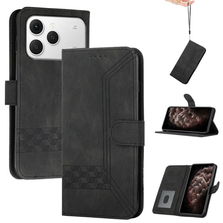 Cubic Skin Feel Flip Leather Phone Case, For Tecno Pova Curve 2 5G, For Tecno Spark Go 3 / Pop 20 4G, For Tecno Spark 50 4G, For Tecno Camon 50 Pro 4G, For Tecno Camon 50 4G, For Tecno Spark Slim, For Tecno Spark 40 4G, For Tecno Pova Curve            ...