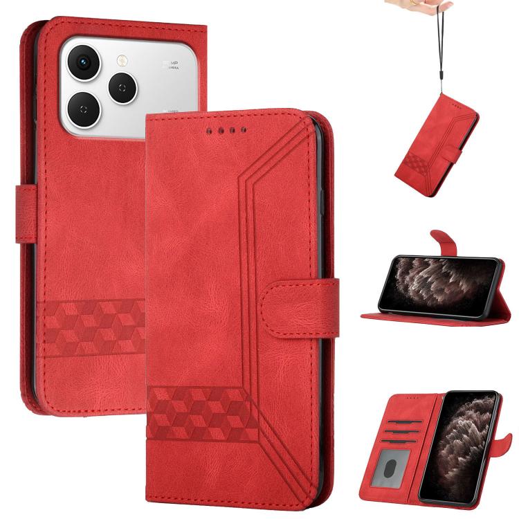 Cubic Skin Feel Flip Leather Phone Case, For Tecno Pova Curve 2 5G, For Tecno Spark Go 3 / Pop 20 4G, For Tecno Spark 50 4G, For Tecno Camon 50 Pro 4G, For Tecno Camon 50 4G, For Tecno Spark Slim, For Tecno Spark 40 4G, For Tecno Pova Curve            ...
