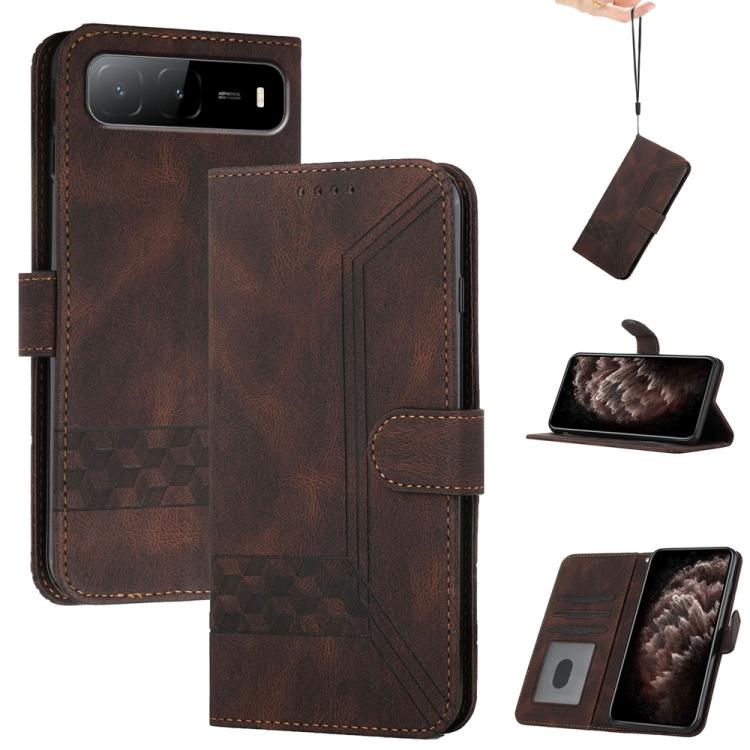 Cubic Skin Feel Flip Leather Phone Case, For Tecno Pova Curve 2 5G, For Tecno Spark Go 3 / Pop 20 4G, For Tecno Spark 50 4G, For Tecno Camon 50 Pro 4G, For Tecno Camon 50 4G, For Tecno Spark Slim, For Tecno Spark 40 4G, For Tecno Pova Curve            ...