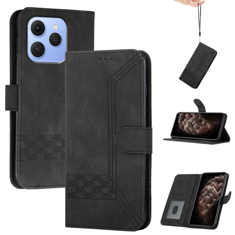 Cubic Skin Feel Flip Leather Phone Case, For Tecno Pova Curve 2 5G, For Tecno Spark Go 3 / Pop 20 4G, For Tecno Spark 50 4G, For Tecno Camon 50 Pro 4G, For Tecno Camon 50 4G, For Tecno Spark Slim, For Tecno Spark 40 4G, For Tecno Pova Curve            ...