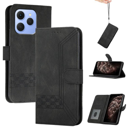 Cubic Skin Feel Flip Leather Phone Case, For Tecno Pova Curve 2 5G, For Tecno Spark Go 3 / Pop 20 4G, For Tecno Spark 50 4G, For Tecno Camon 50 Pro 4G, For Tecno Camon 50 4G, For Tecno Spark Slim, For Tecno Spark 40 4G, For Tecno Pova Curve            ...