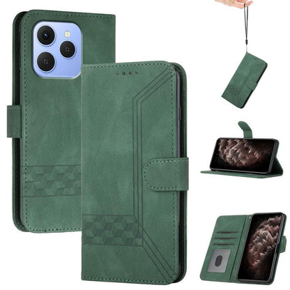 Cubic Skin Feel Flip Leather Phone Case, For Tecno Pova Curve 2 5G, For Tecno Spark Go 3 / Pop 20 4G, For Tecno Spark 50 4G, For Tecno Camon 50 Pro 4G, For Tecno Camon 50 4G, For Tecno Spark Slim, For Tecno Spark 40 4G, For Tecno Pova Curve            ...