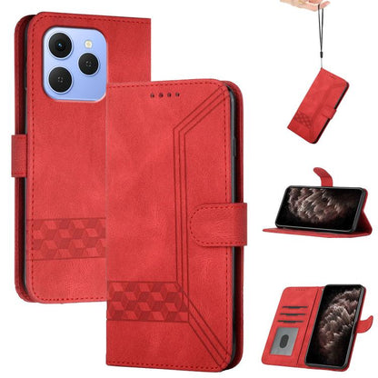 Cubic Skin Feel Flip Leather Phone Case, For Tecno Pova Curve 2 5G, For Tecno Spark Go 3 / Pop 20 4G, For Tecno Spark 50 4G, For Tecno Camon 50 Pro 4G, For Tecno Camon 50 4G, For Tecno Spark Slim, For Tecno Spark 40 4G, For Tecno Pova Curve            ...